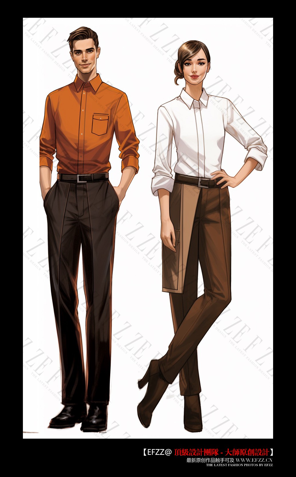 西餐厅服务员工作服定制采购技巧