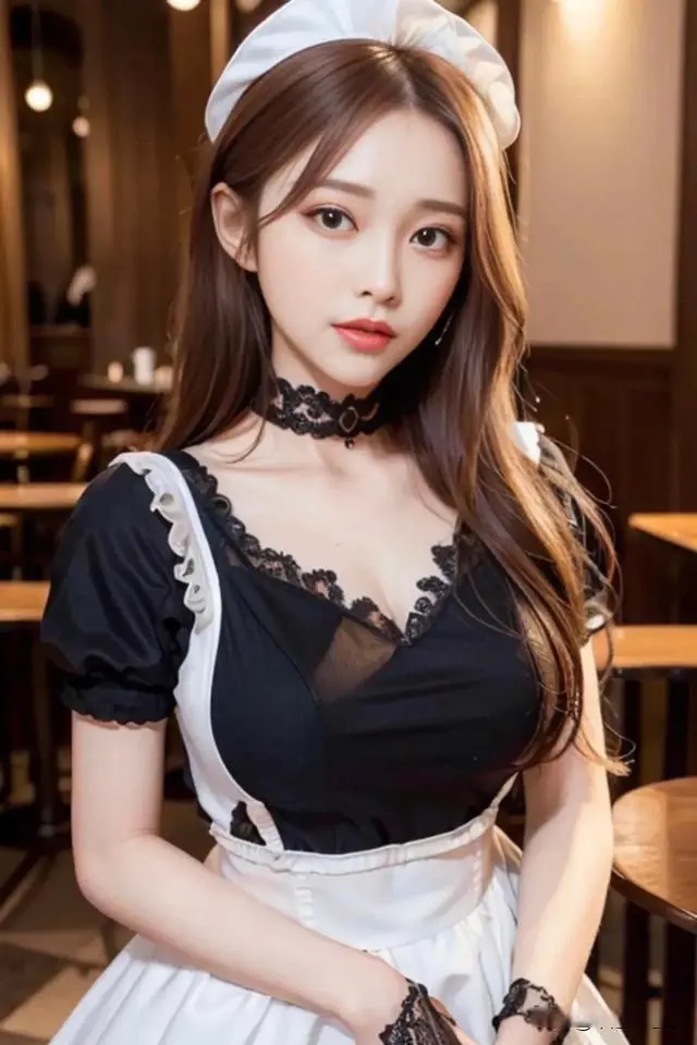女仆咖啡厅-女仆服务员制服女仆装！