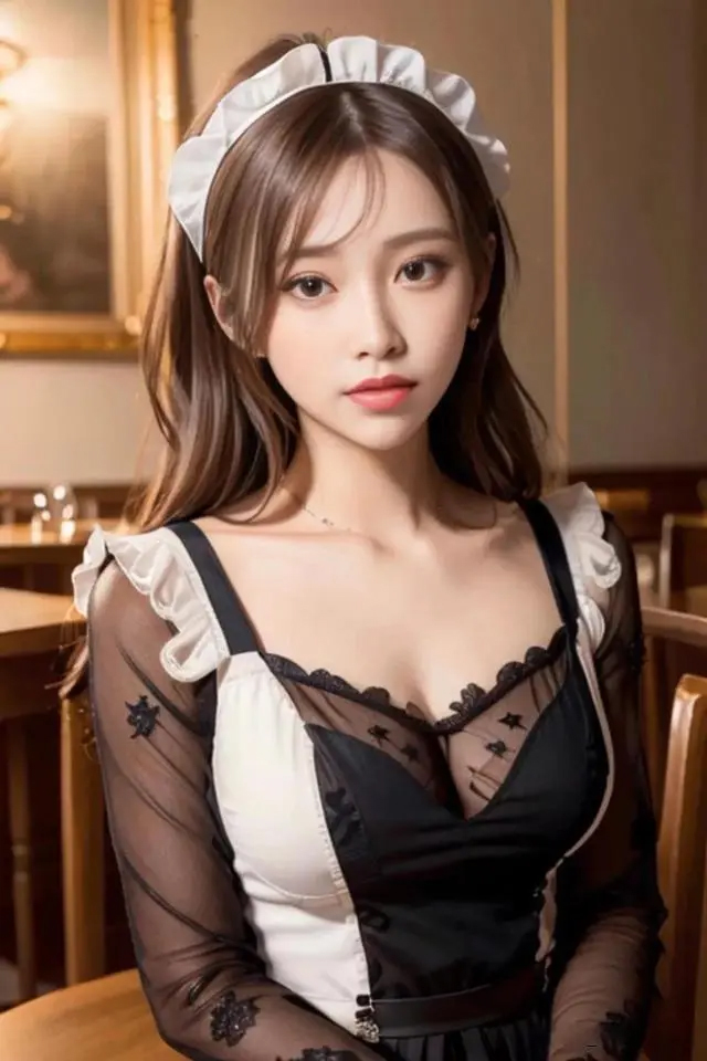 女仆咖啡厅-女仆服务员制服女仆装！