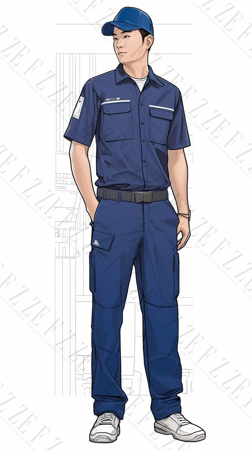 物业员工工作服-制服设计